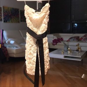 Zara cream flower dress